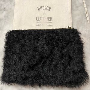 Primecut furry clutch bag from Hudson Clothier